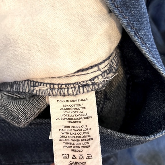 Ann Taylor LOFT Button Fly Hi Rise Petite Skinny Jeans - Picture 8 of 8